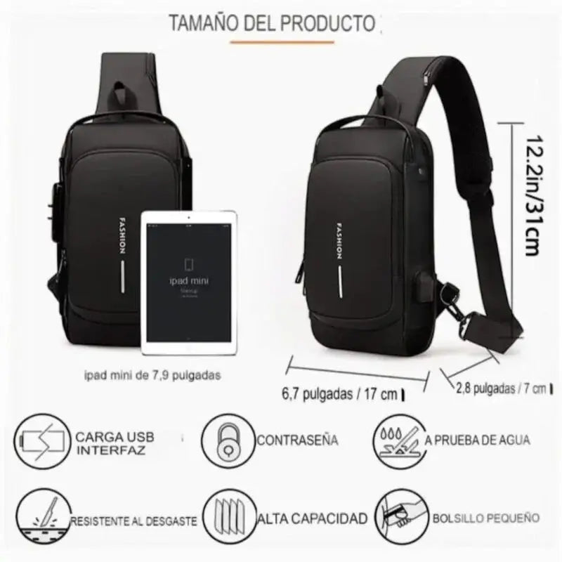 Bolso Mochila Antirobo
