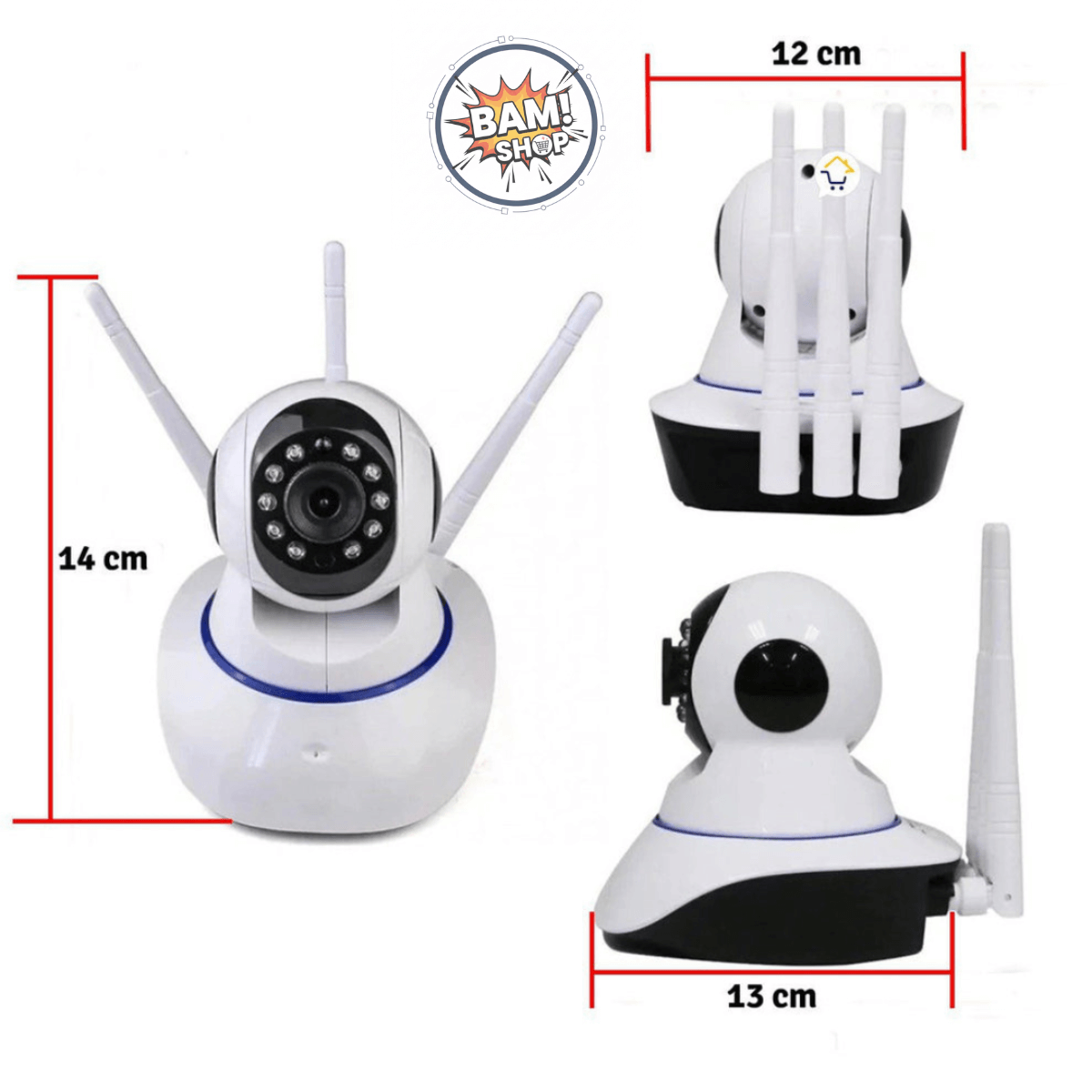 Cámara Ip Wifi Visión Diurna y Nocturna