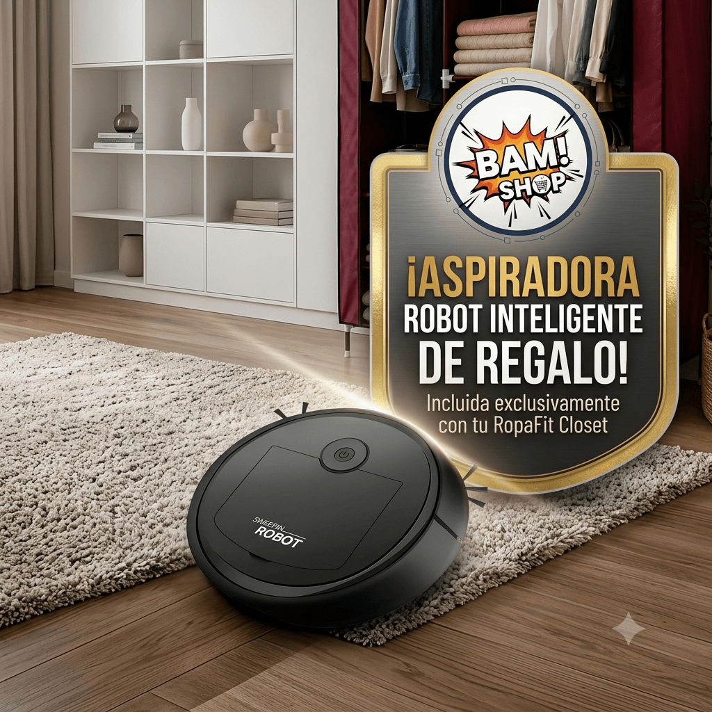 RopaFit Closet + Aspiradora Robot de Regalo