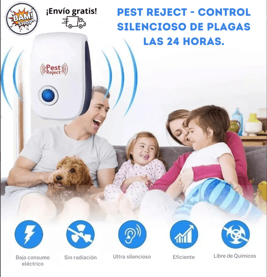 Pest Reject - Control silencioso de plagas las 24 horas