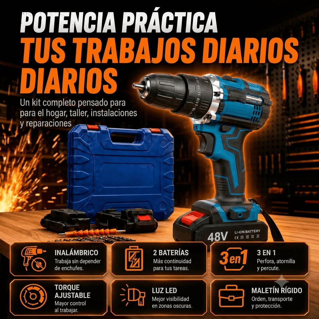 IronDrill Pro + Batería de Regalo