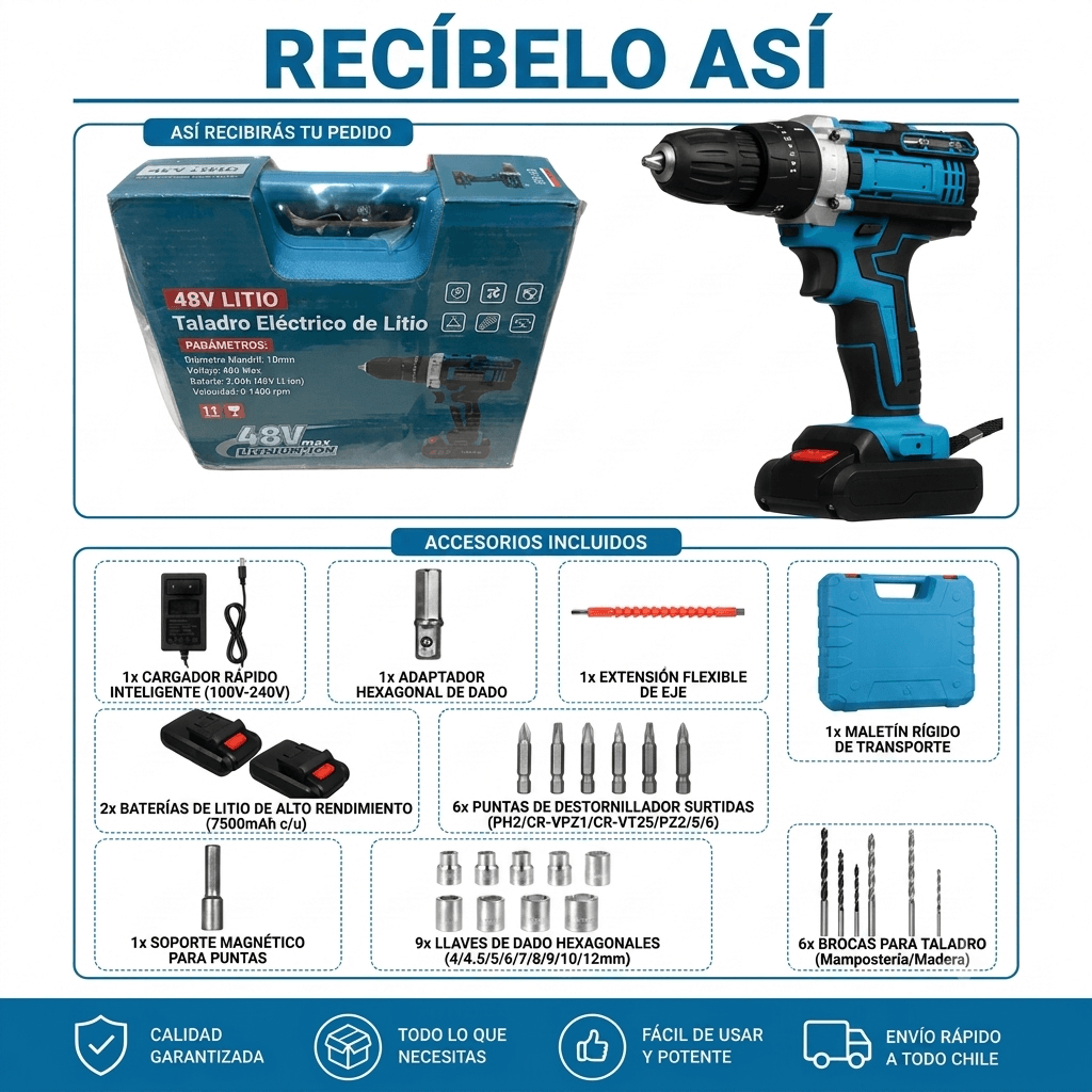 IronDrill Pro + Batería de Regalo