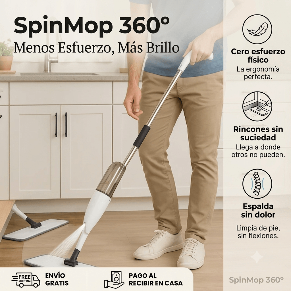 SpinMop 360º + Paño de Microfibra de regalo