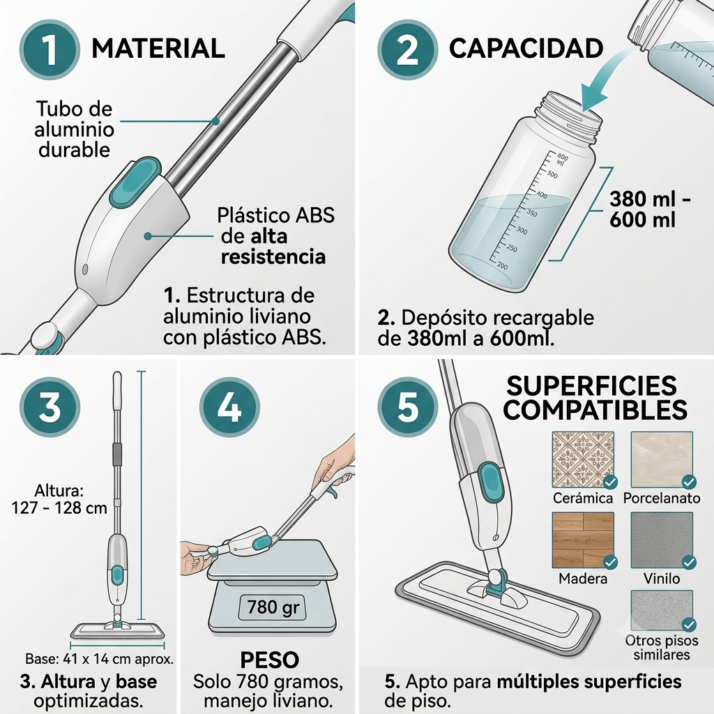 SpinMop 360º + Paño de Microfibra de regalo