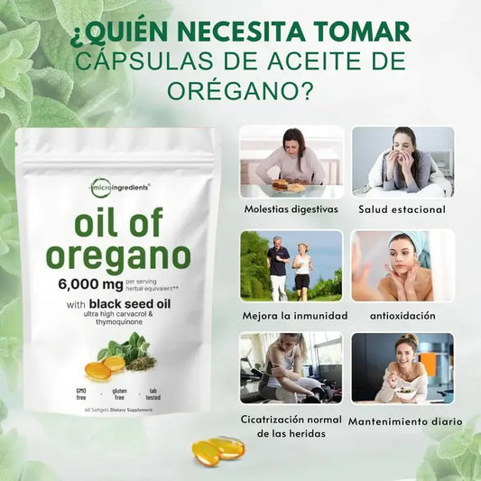 Cápsulas de Aceite de Orégano