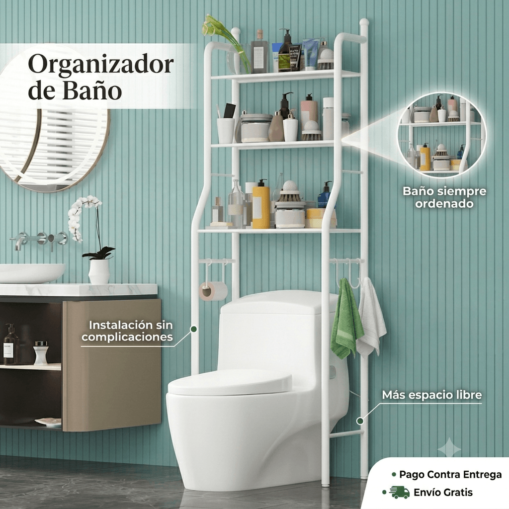 Estante Organizador para Baño