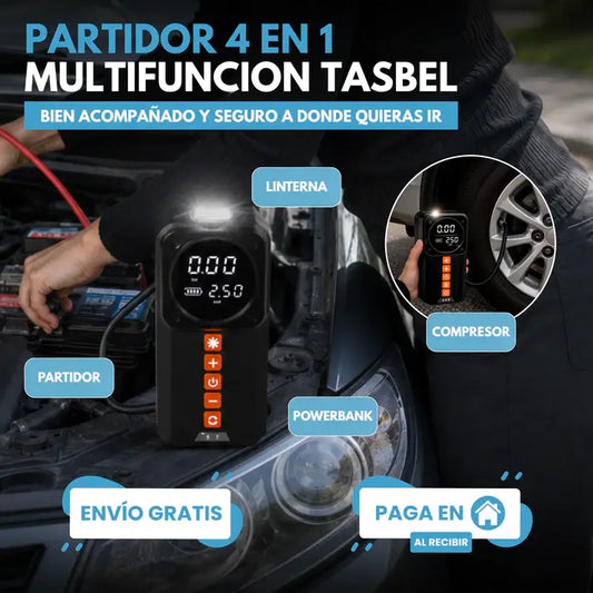 Partidor Tasbel Multifuncional 4 en 1