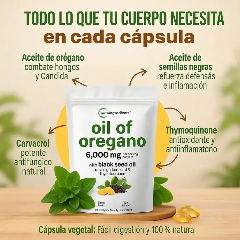 Cápsulas de Aceite de Orégano